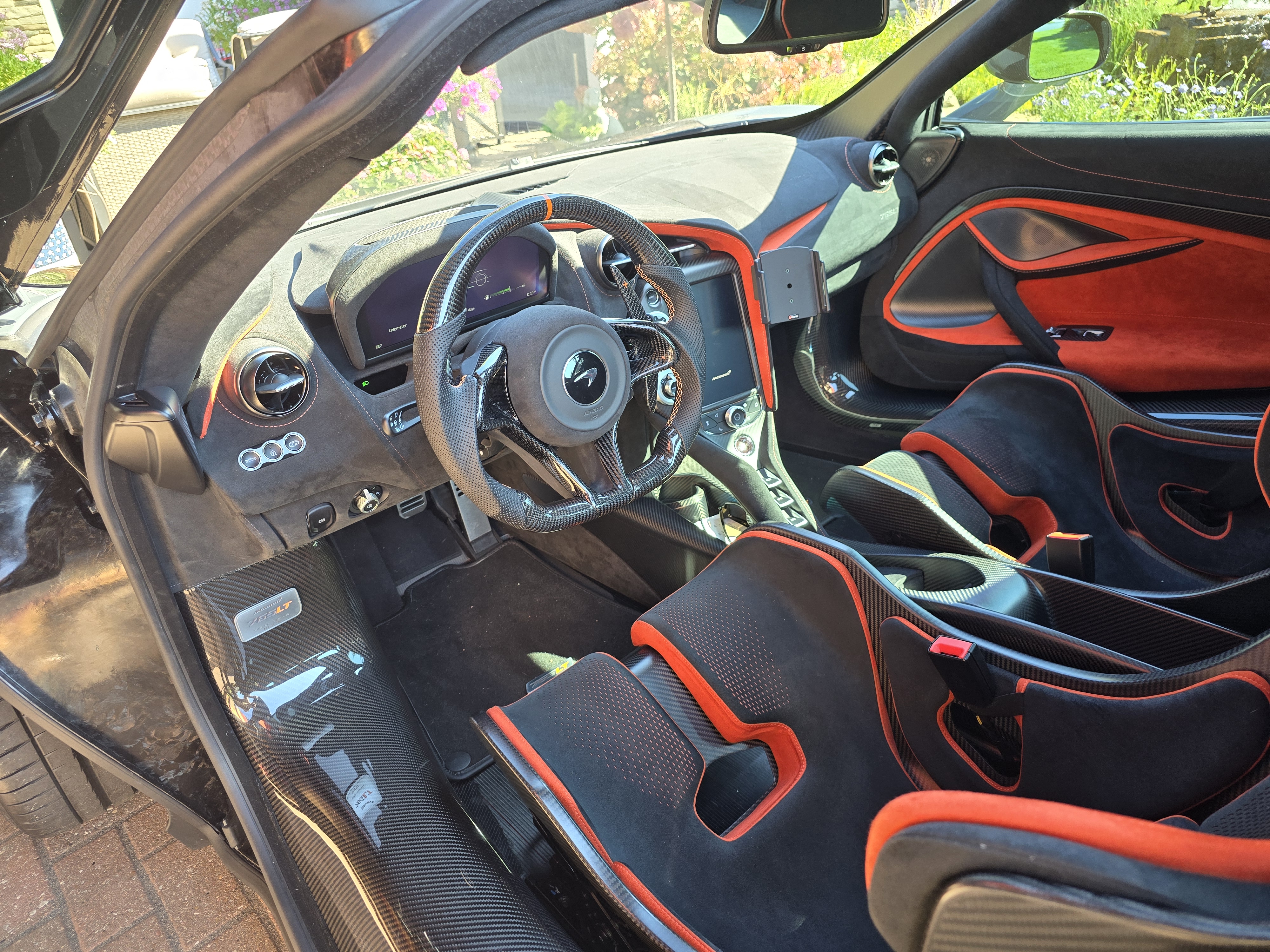 Carbon Fiber McLaren 765LT Steering Wheel For Sale