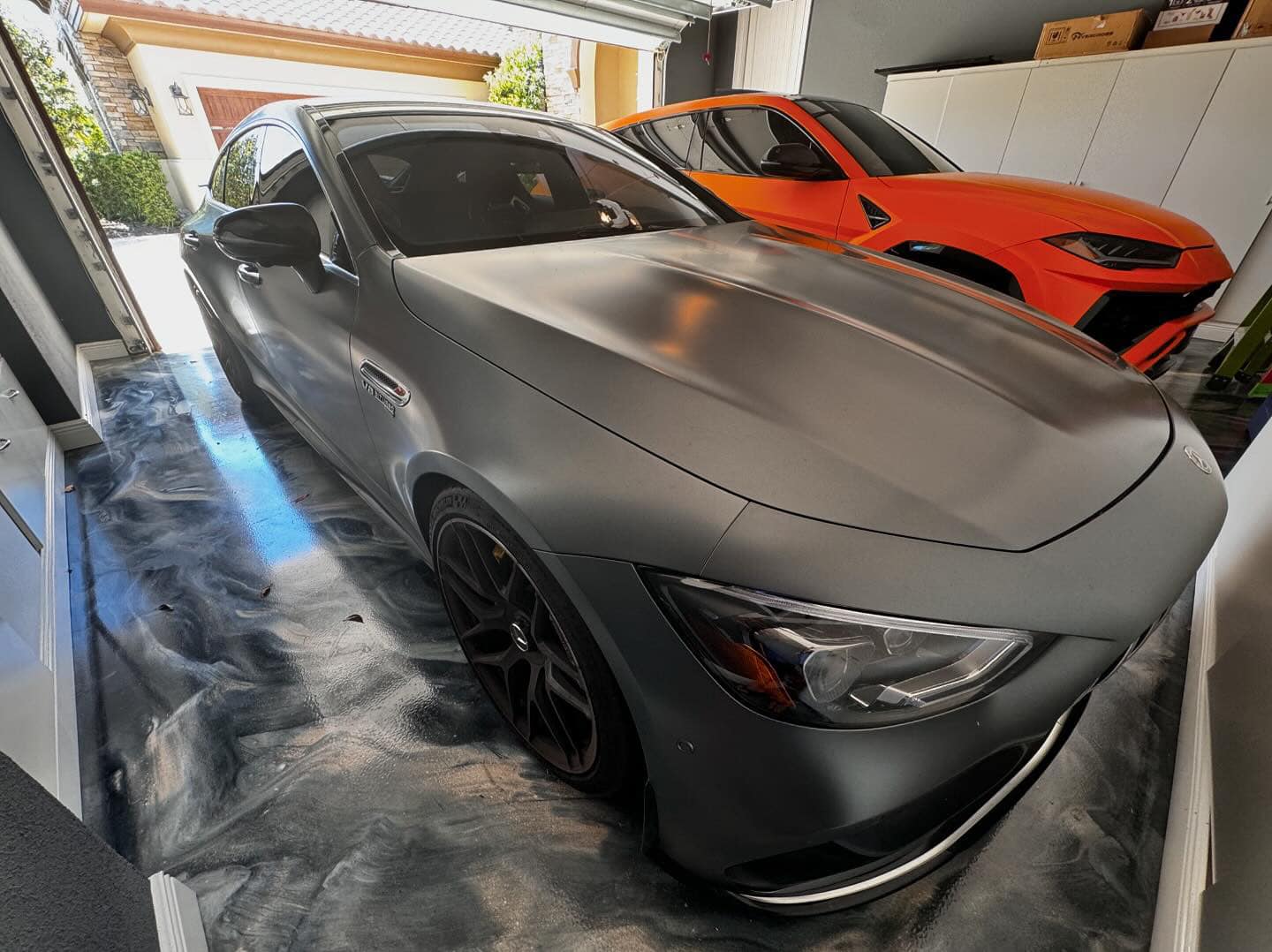 Own the extraordinary. 2021 AMG GT63S in rare MANUFAKTUR Graphite Grey ...